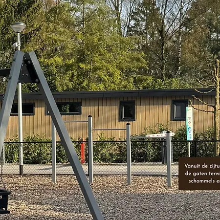 Leo L Tiny House L Panterprint, Buitenbad, Airco, Speeltuin, Bostuin * Epe